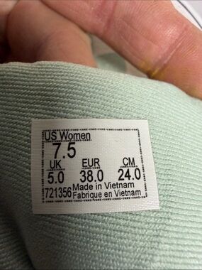 Vans Women’s Athletic Sneakers in Mint Green